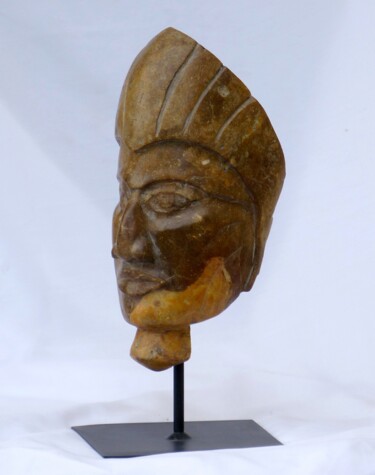 Sculpture titled "French Marble Human…" by Jean-Michel Garino, Original Artwork, Stone