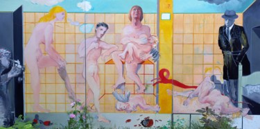 Naissance,vie et mort de Vénus. 绘画 标题为“Naissance,vie et mo…” 由Jean-Louis Smoos, 原创艺术品, 油
