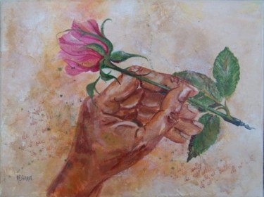 Peinture intitulée "l'heure des devoirs!" par Anne-Frédérique Ferret, Œuvre d'art originale, Huile
