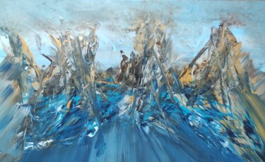 绘画 标题为“Acrylic on canvas n…” 由Veartci, 原创艺术品, 丙烯 安装在木板上