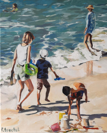 Peinture intitulée "Les beaux jours" par Pascal Brachet, Œuvre d'art originale, Huile