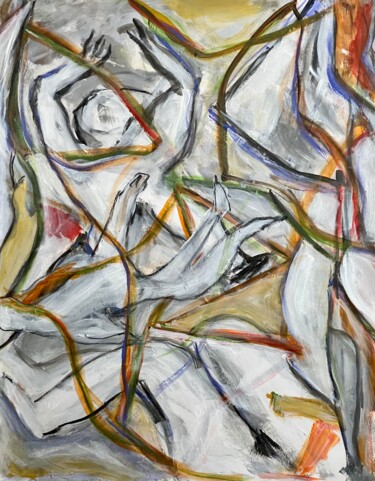 Painting titled "Nightmoves" by Alfredo Machado Zingg, Original Artwork, Acrylic