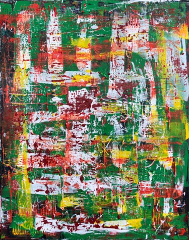Malerei mit dem Titel "The Wicked Surprise" von Andreas Angleitner, Original-Kunstwerk, Acryl