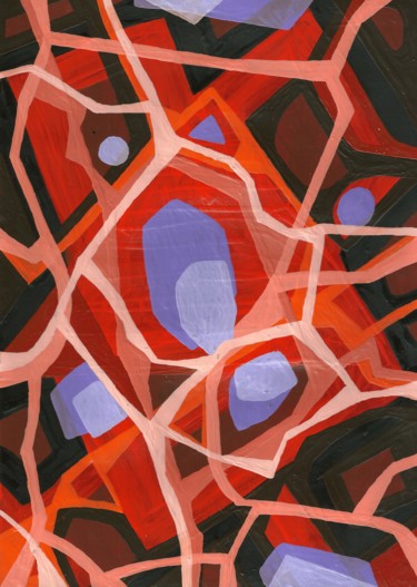 Painting titled "Ad patres" by Aleksandr Glukhov, Original Artwork, Acrylic