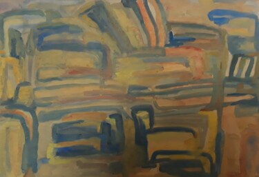 Painting titled "My unconscious(2)" by Pinky, Original Artwork, Watercolor