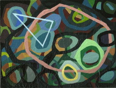 Painting titled "R.I.P. - 1" by Aleksandr Glukhov, Original Artwork, Acrylic