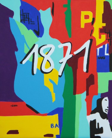 绘画 标题为“1871” 由Lord Wilmore, 原创艺术品, 丙烯