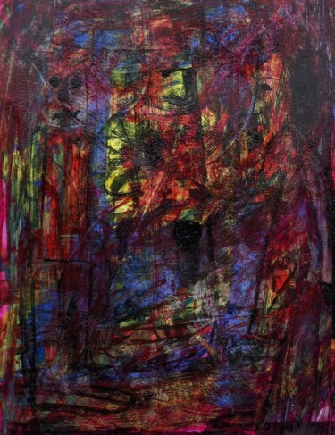 Painting titled "terra incognita" by Francisco Mendes, Original Artwork, Acrylic