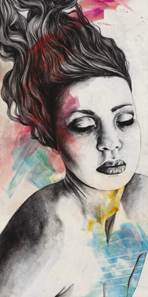 The Fragile Art of Existence Dessin intitulée "The Fragile Art of…" par Marco Paludet, Œuvre d'art originale, Graphite