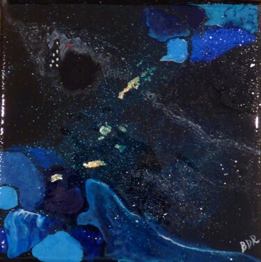 绘画 标题为“D'un monde à l'autre” 由Elisabeth Renard (B.Dumont Renard), 原创艺术品, 丙烯 安装在木质担架架上