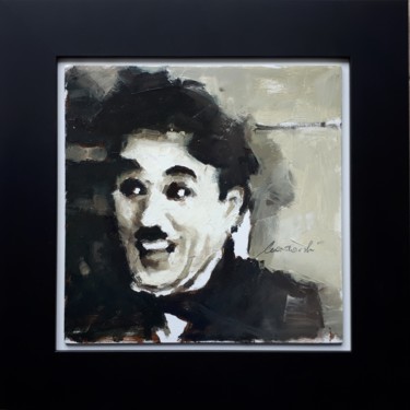 Painting titled "Mr. Ch" by Kazimierz Mordarski, Original Artwork, Oil