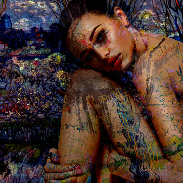 数字艺术 标题为“Painting is just an…” 由Dodi Ballada, 原创艺术品, 2D数字工作