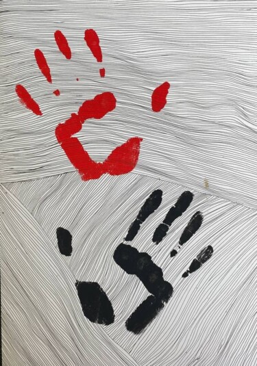 绘画 标题为“It” 由Матвей Юрченко, 原创艺术品, 水粉