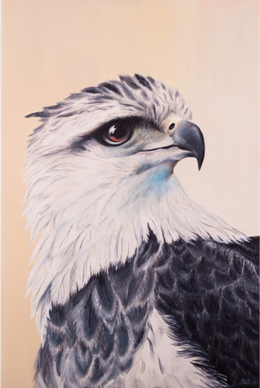 Painting titled "Keen eye" by Svitlana Kalinina, Original Artwork, Oil