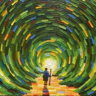 Peinture intitulée "Sans titre" par Kabonge George Wasswa, Œuvre d'art originale, Acrylique