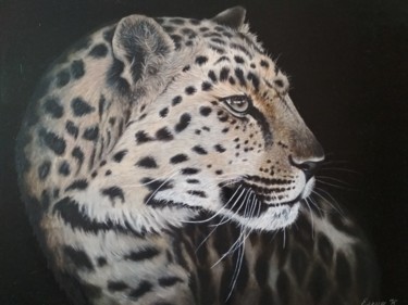 绘画 标题为“Leopard” 由Elena Kozyutenko, 原创艺术品, 油