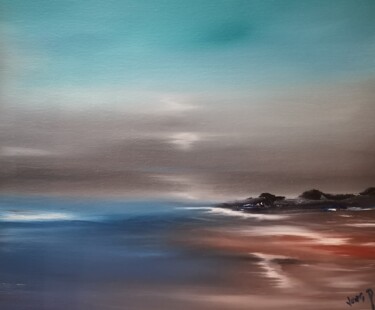 Peinture intitulée "Profondeur" par Pascal Jung, Œuvre d'art originale, Huile