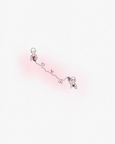제목이 "boum boum"인 디지털 아트 Poemma로, 원작, 디지털 페인팅