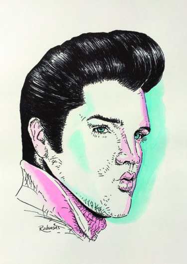 Painting titled "That's all right" by Renato Wilmers, Original Artwork, Watercolor