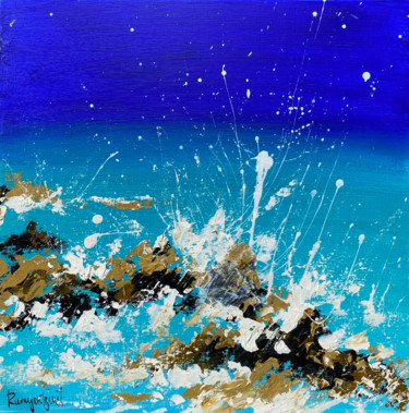 Ocean Waves 9 Painting titled "Ocean Waves 9" by Irina Rumyantseva, Original Artwork, Acrylic