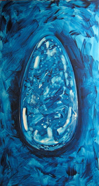 Peinture intitulée "AB-V" par Guy Benson, Œuvre d'art originale, Acrylique