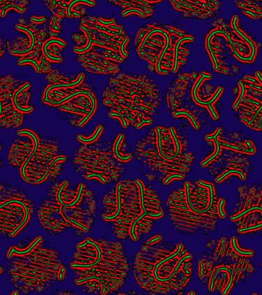 Digital Arts titled "ALPHABETA" by Jeff Mann, Original Artwork, 2D Digital Work