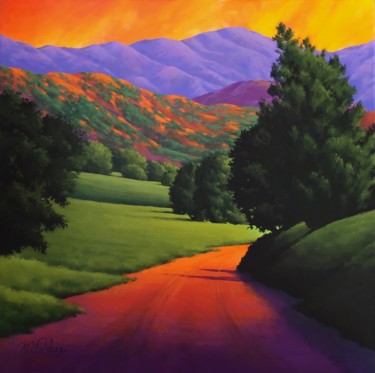 "A Road Less Traveled" başlıklı Tablo Joe A. Oakes tarafından, Orijinal sanat, Akrilik