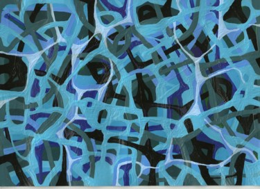 Painting titled "Medica mente" by Aleksandr Glukhov, Original Artwork, Acrylic