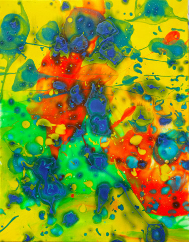 Untitled Abstract 22 Painting titled "Untitled Abstract 22" by Oberlin The Artist, Original Artwork, Acrylic