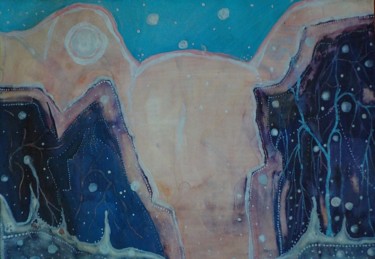 Painting titled "Portrait of Neferti…" by Aleksandr Glukhov, Original Artwork, Gouache
