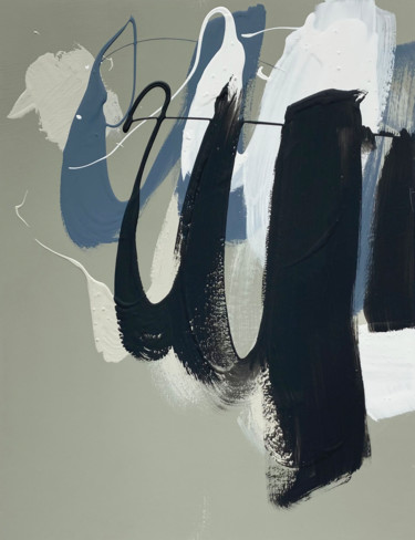 Peinture intitulée "Untitled 21-081" par Franck Chambrun, Œuvre d'art originale, Acrylique