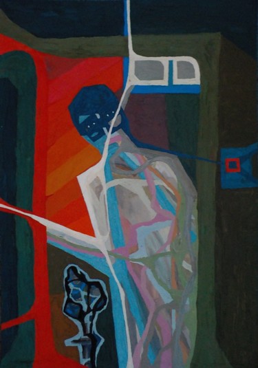 Painting titled "Last bell" by Aleksandr Glukhov, Original Artwork, Gouache