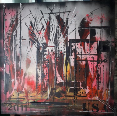 绘画 标题为“2011 usa” 由Herve Richard, 原创艺术品, 丙烯