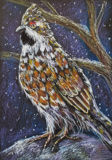 图画 标题为“"Portrait of grouse…” 由Nadezhda Kokorina, 原创艺术品, 粉彩
