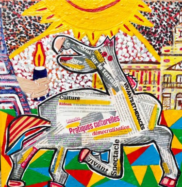 Peinture intitulée "Guern'Espoir 2" par Artedelph, Œuvre d'art originale, Huile