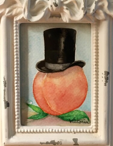 Peinture intitulée "Colonel Louis De La…" par Victoria, Œuvre d'art originale, Aquarelle