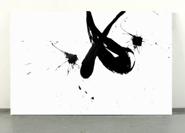绘画 标题为“Black 150 x” 由Rosi Roys, 原创艺术品, 丙烯