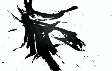 绘画 标题为“Black 151 x” 由Rosi Roys, 原创艺术品, 丙烯
