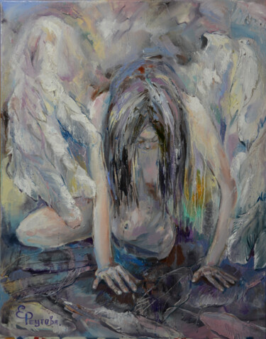Painting titled "The rebirth of an A…" by Elena Reutova, Original Artwork, Oil