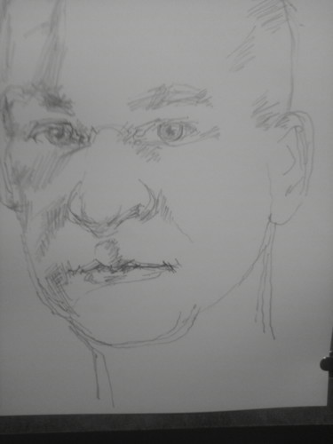 Drawing titled "grafi8ka" by Atai Tai 8lian A Barotho, Original Artwork, Graphite