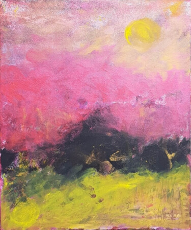 Painting titled "Spuntone di roccia" by Maurizio D'Andrea, Original Artwork, Acrylic