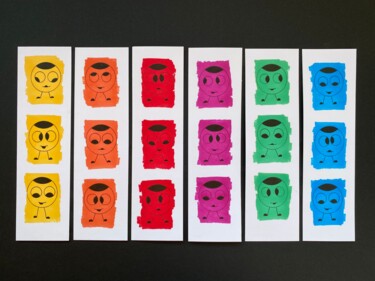 图画 标题为“Ah!” 由Sophie Agogué, 原创艺术品, 标记