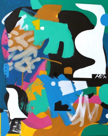 绘画 标题为“Flamboyant” 由Ben Igreja, 原创艺术品, 丙烯