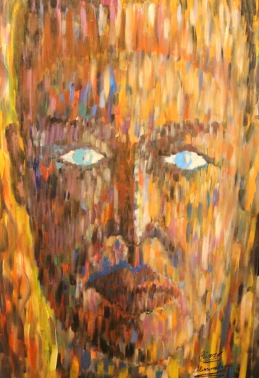 Pittura intitolato "Donna" da Alessandro Rizzo, Opera d'arte originale, Olio