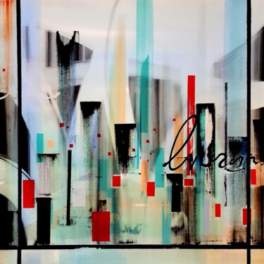 Peinture intitulée "Sydney" par Virginie Munch, Œuvre d'art originale, Acrylique Monté sur Châssis en bois