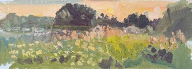 Malerei mit dem Titel "Reeds at Frensham P…" von Georgina Rey, Original-Kunstwerk, Öl