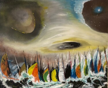 Painting titled "Cap" by Gyl Aubert, Original Artwork, Acrylic