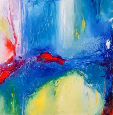 La Lumière - Peinture abstraite en synesthésie Peinture intitulée "La Lumière - Peintu…" par Audrey Denis, Œuvre d'art originale, Acrylique