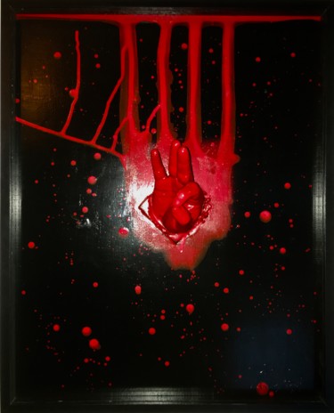 Peinture intitulée "Rassurez vous , tou…" par Pierre Joseph, Œuvre d'art originale, Acrylique Monté sur Panneau de bois