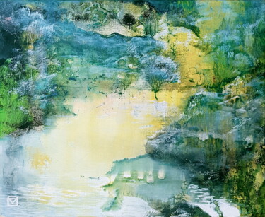 Peinture intitulée "St Bauzille 1" par Daniele Sanchez Dsz, Œuvre d'art originale, Acrylique Monté sur Châssis en bois